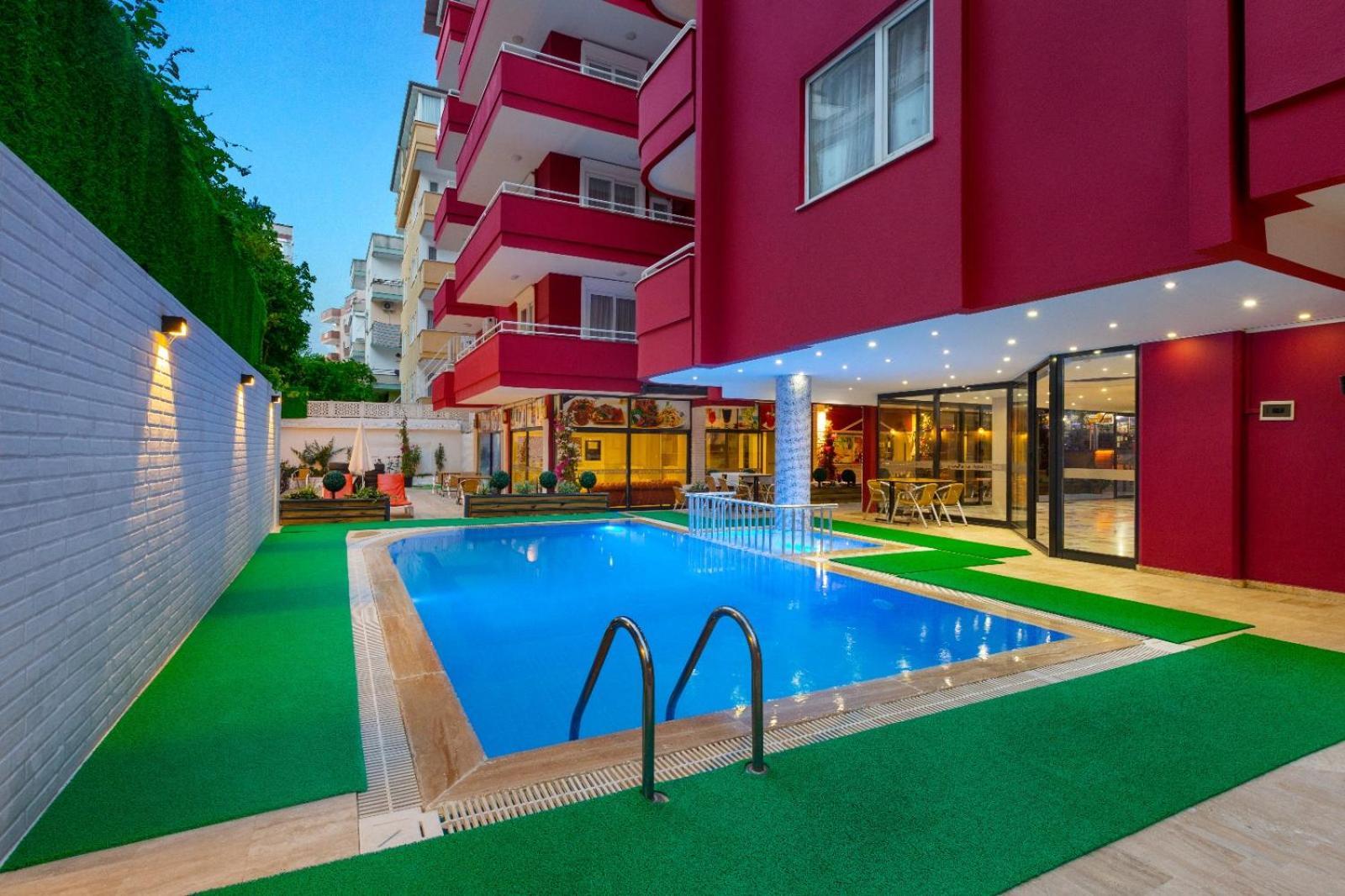 Twin Apart Hotel Alanya Exteriér fotografie